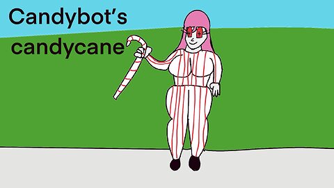 Candybot’s candy cane