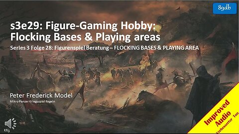 s3e29: Figure-Gaming Hobby: Flocking Bases & Playing areas