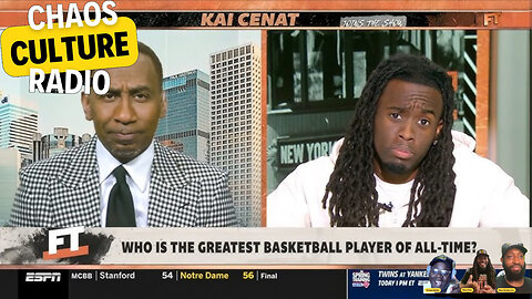 Stephen A Smith And Kai Cenat Heated Debate About Michael Jordan Vs Lebron James