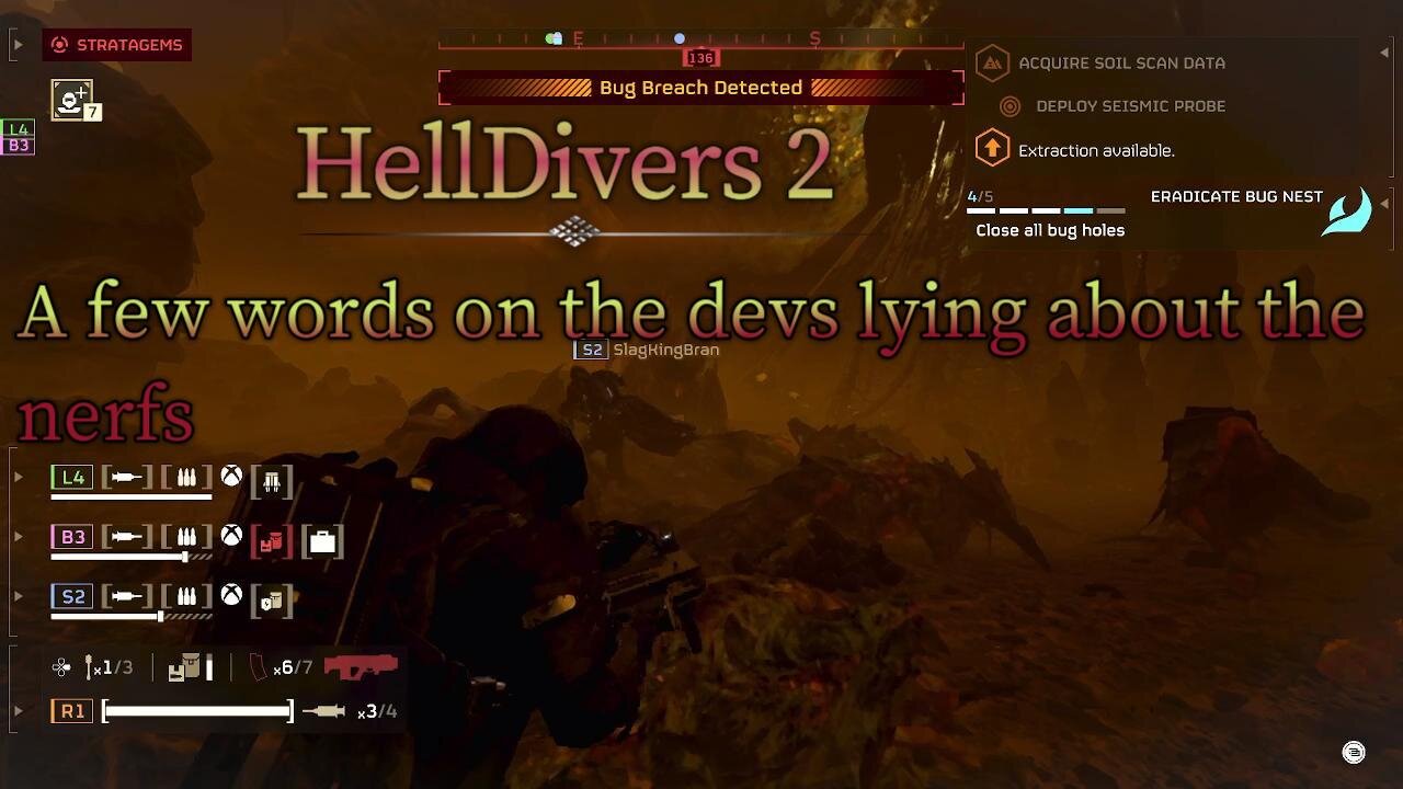 HellDivers 2-They lied and Helldivers died