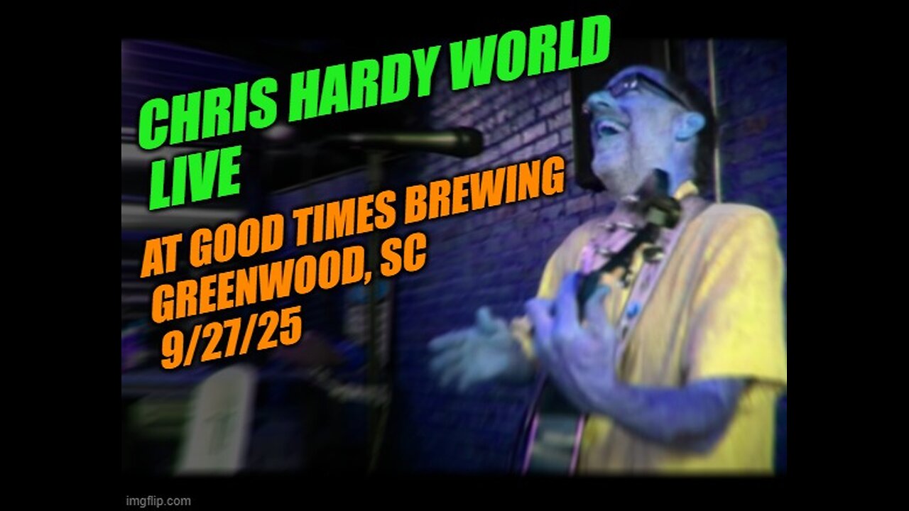 I Decided (Original song) - Chris Hardy World live
