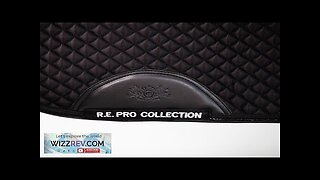 ROYAL EQUESTRIAN DRESSAGE SADDLE PAD BLACK QUILTED FULL Review