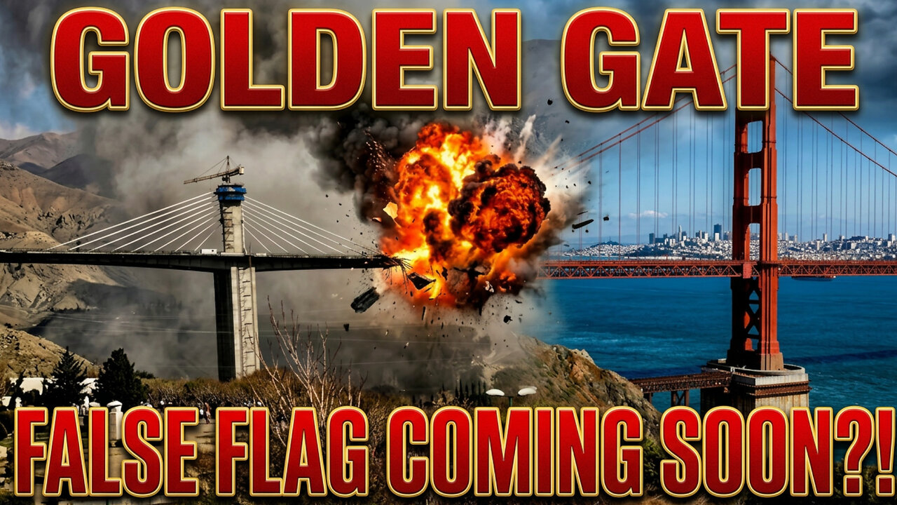 USA Blows Up Tallest Bridge In Middle East Which Resembles Golden Gate Bridge .. Is GGB Next Hoax?!