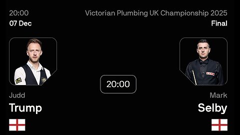 🔴 ถ่ายทอดสดสนุกเกอร์ 🏴󠁧󠁢󠁥󠁮󠁧󠁿 มาร์ค เซลบี้ VS จัดด์ ทรัมป์ 🏴󠁧󠁢󠁥󠁮󠁧󠁿 ศึก ยูเค แชมเปี้ยนชิพ