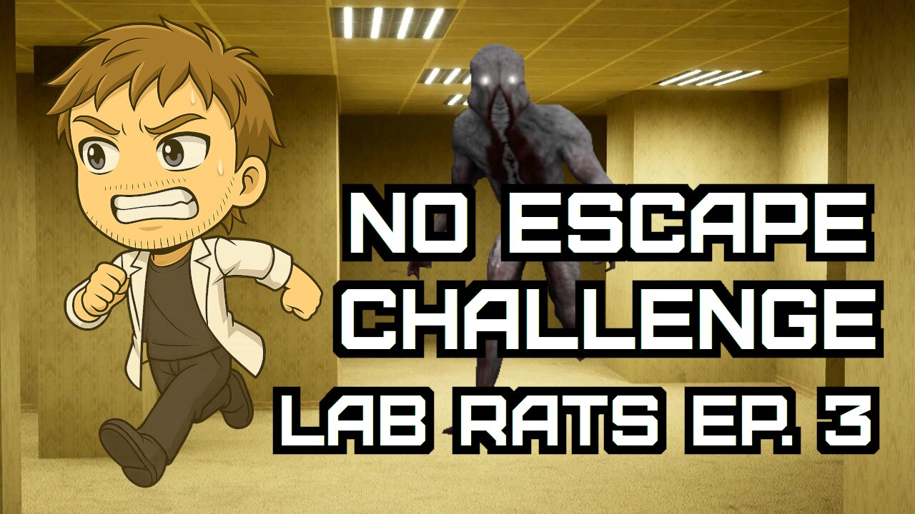 Backrooms No Escape Challenge | 🧪 Lab Rats Ep. #3 | Can we escape?
