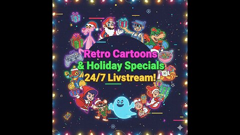 Retro Cartoons & Holiday Specials 24/7 Livestream 80s & 90s Nostalgia + Vintage Commercials