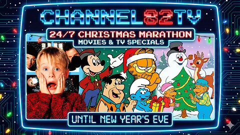 🔴 LIVE: 24/7 Christmas Marathon 🎄 Classic Movies, TV Specials & Holiday Cheer | Channel82TV