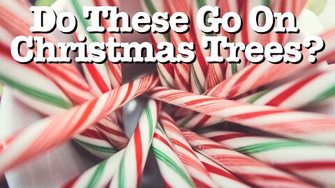 Candy Canes On Christmas Trees??!