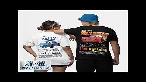 Men Sally I'm Lightning Cars T Shirts Mcqueen Cotton Clothing Creative Short Review