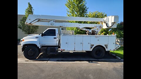 For Sale 1999 GMC Ariel Bucket Lift Operational video