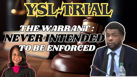 Yak Gotti's warrant was never intended to be enforced. #ysltrial