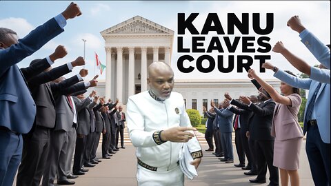 How Nigeria Supreme Court Staffs Cheer Mazi Nnamdi Kanu as He Exits After Filing Court Documents
