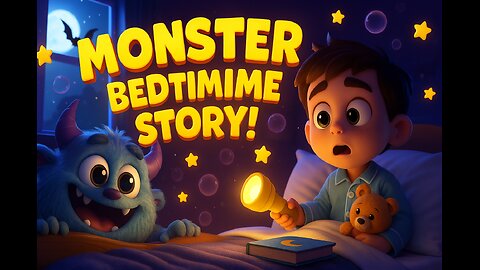 Monster Bedtime Story 🛏️👾 | Funny & Friendly 3D Cartoon for Kids