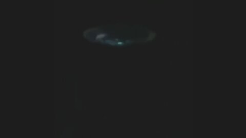 Saucer Filmed at Night over Mexico
