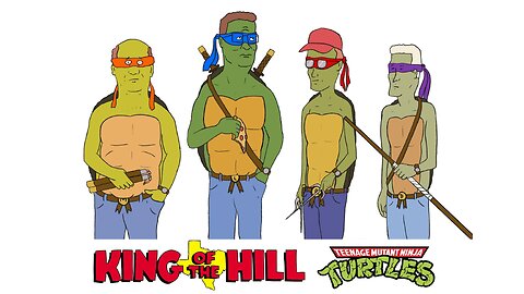 Ninja Turtles on King of the Hill in the 2000s