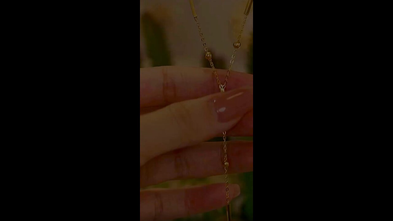 Gold plated necklace