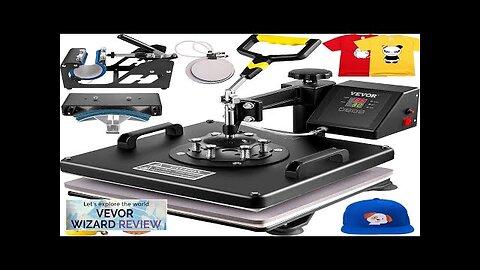 VEVOR Heat Press 15X15 Inch Heat Press Machine 5 in 1 Digital Review