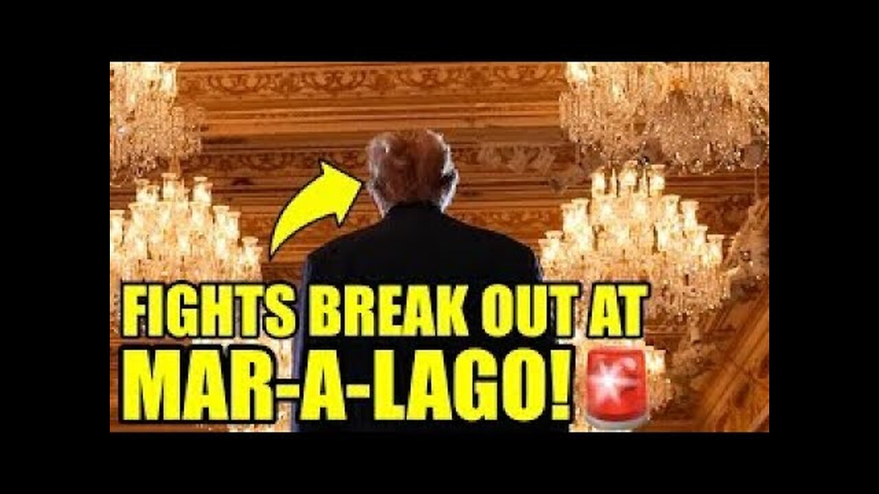 Violence BREAKS OUT at MAR-A-LAGO FIVE MINUTES AGO: "HELP ME PLEASE!"