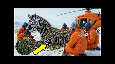 Zebra infested millions of parasites Honey bees Rescue team successful