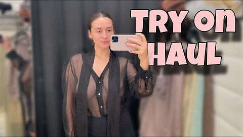 Transparent Lingerie See trough Clothes Try On Haul With Klara Si 