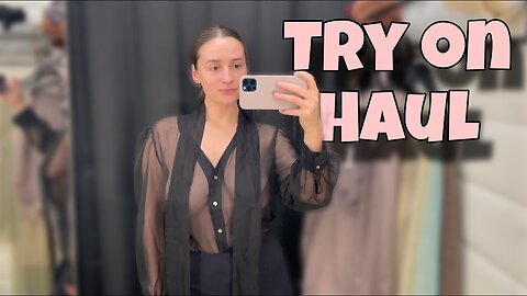 Transparent Lingerie See trough Clothes Try On Haul With Klara Si