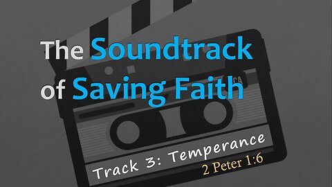 The Soundtrack of Saving Faith: Track 3 - Add Temperance