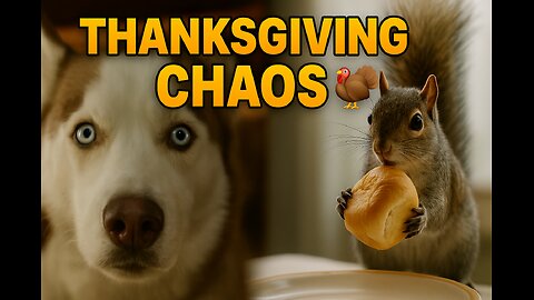 Thanksgiving Chaos 🦃 | A Husky’s Hilarious Holiday Dinner Gone Wrong 😂