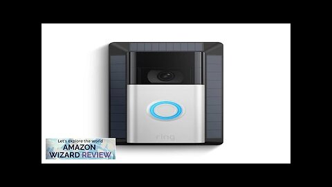 Ring Solar Charger for Video Doorbell (2nd Generation 2020 Release) Review