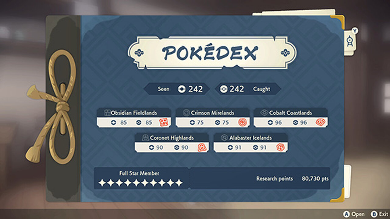 Working On Pokédex Task, Pokémon Legends Arceus