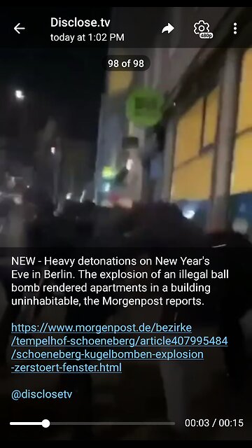 News Shorts: Berlin New Years Fireworks Damage Apartment