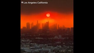 Disaster At Dawn: Eerie Sunrise Video Makes LA Look Like A Scene From A Hollywood Apocalypse Movie