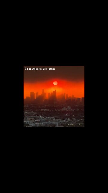 Disaster At Dawn: Eerie Sunrise Video Makes LA Look Like A Scene From A Hollywood Apocalypse Movie