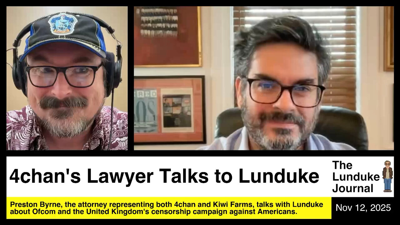 4chan's Lawyer Talks to Lunduke