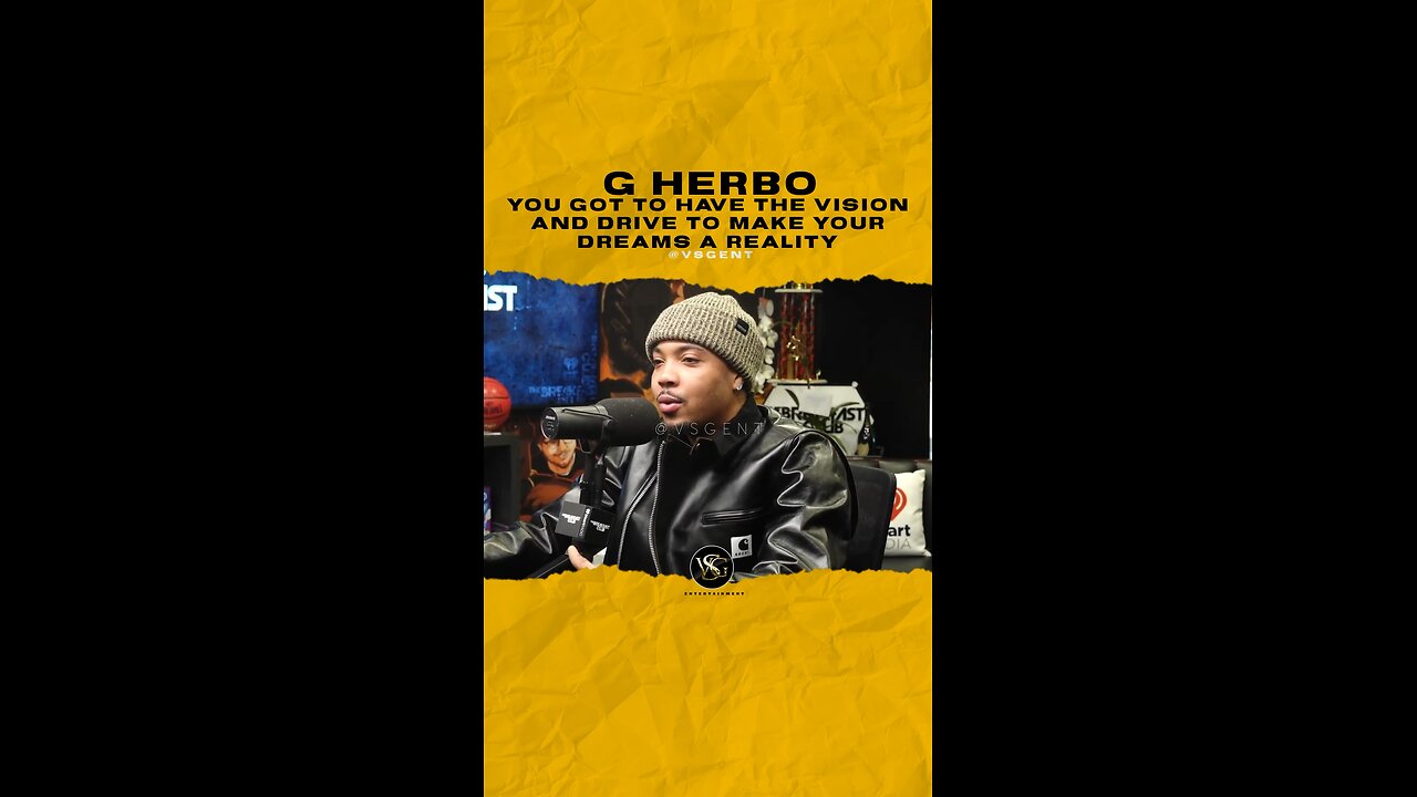 @gherbo You got to have the vision and drive to make your dreams a reality