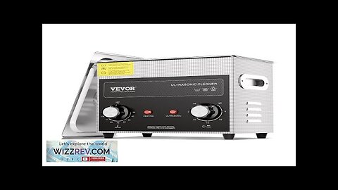 VEVOR 3L Ultrasonic Cleaner with Heater and Timer 150W Stainless Steel Ultrasonic Review