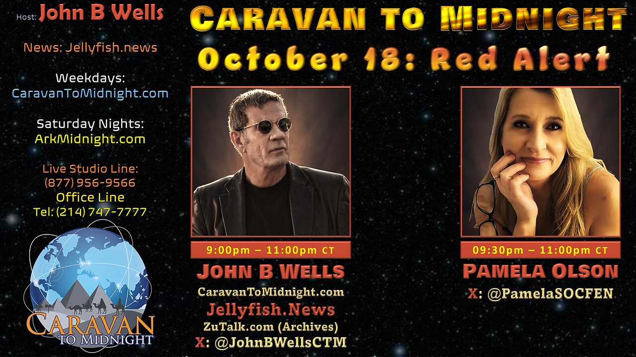 October 18: Red Alert - John B Wells LIVE
