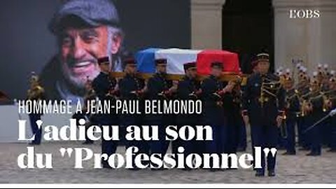 Jean-Paul Belmondo : hommage aux Invalides (Ennio Morricone - Chi Mai) [Flokossama]