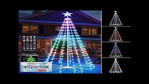 7 FT 295 LED Smart Cone Christmas Tree Prelit Christmas Tree Review