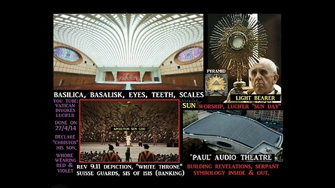 Vatican Symbolisme, Babylonian Paganism lucifarian worship!