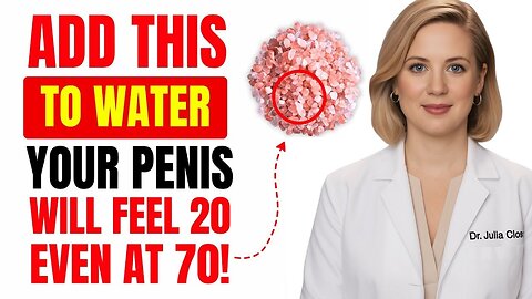 Don't Drink Plain Water After 50! Add THIS Mineral for Insane Blood Flow