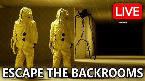 Escaping the Backrooms... | Live 🔴