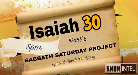 ANON☆OPERATION: THE SABBATH SATURDAY PROJECT.