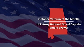 Senator Tuberville Recognizes Tamara Brewer as the October "Veteran of the Month"