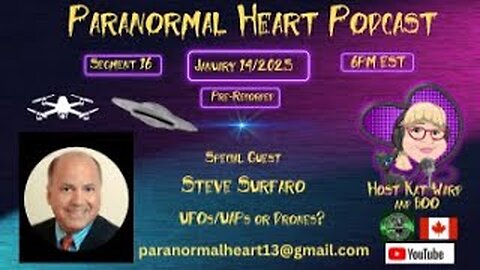 Paranormal Heart Podcast- Steve Surfaro - UFO_UAP