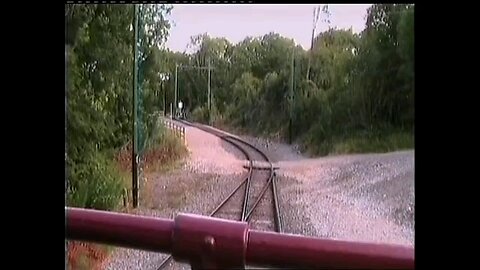 KBV-061 Crich Tramway Part 5. A virtual clear view tram ride. to Town End