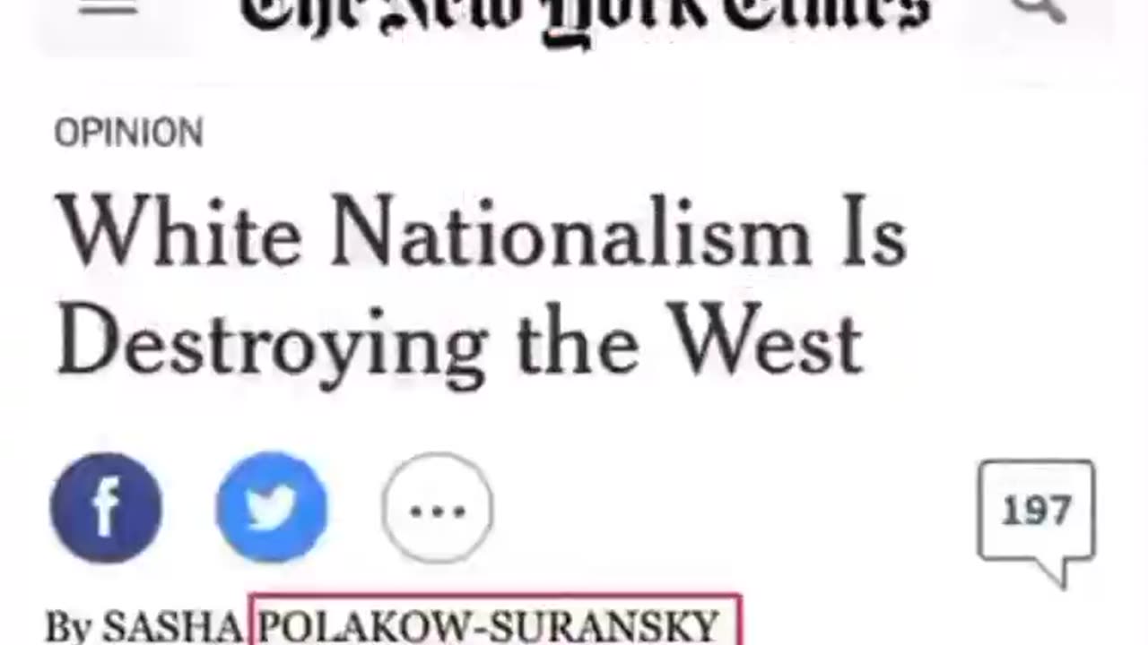 Jews Hate The White Folks