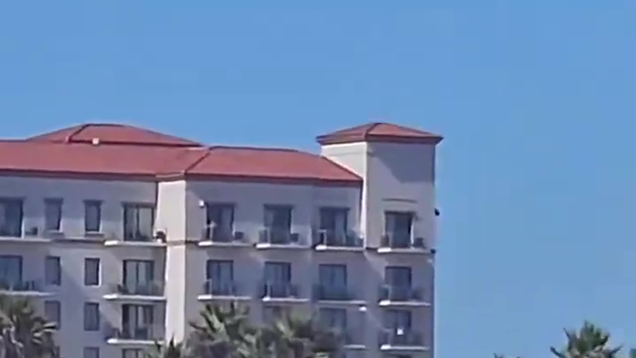 A helicopter has CRASHED in Huntington Beach, CA