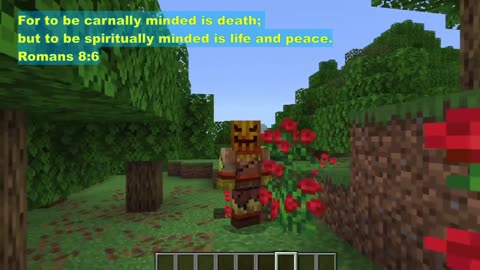 Minecraft Bible Verse Romans 8:6