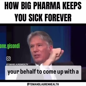 Big Pharma wants You Sick Forever