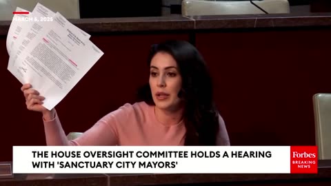 BREAKING: Anna Paulina Luna Tells Sanctuary City Mayors She's Referring Them For Criminal Referral